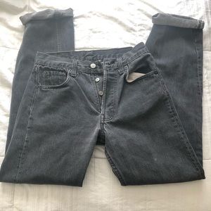 Vintage Levi faded black jeans SF 207
